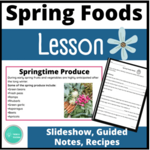 family consumer science lesson on seasonal foods